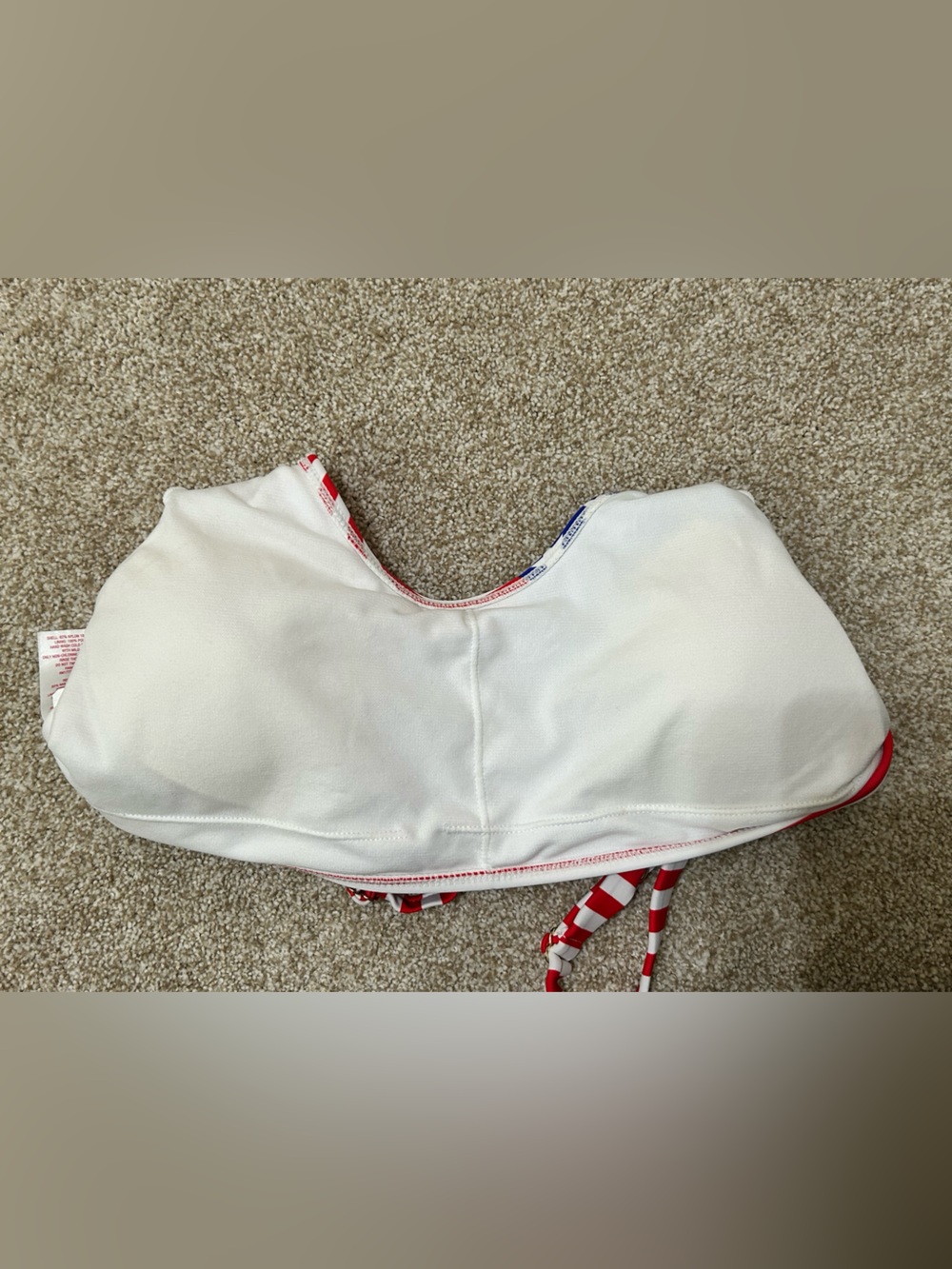 Xhilaration Red, White & Blue Striped Bikini Top americana july 4th celebration - Picture 3 of 5